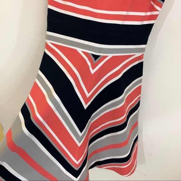 Banana Republic Milly Collection Fit & Flare Dress Striped ASO Zoe Salda… - Picture 14 of 14